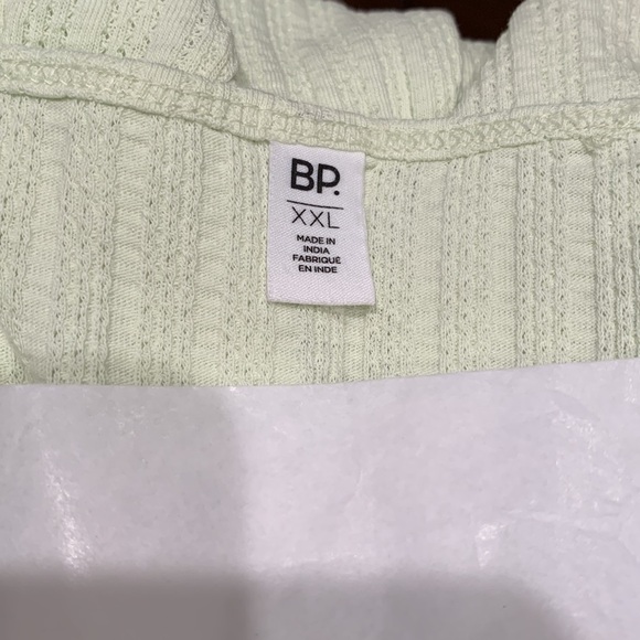 Nordstrom BP Henley Crop Top, Women's Size XXL, Long Sleeve - Picture 6 of 6